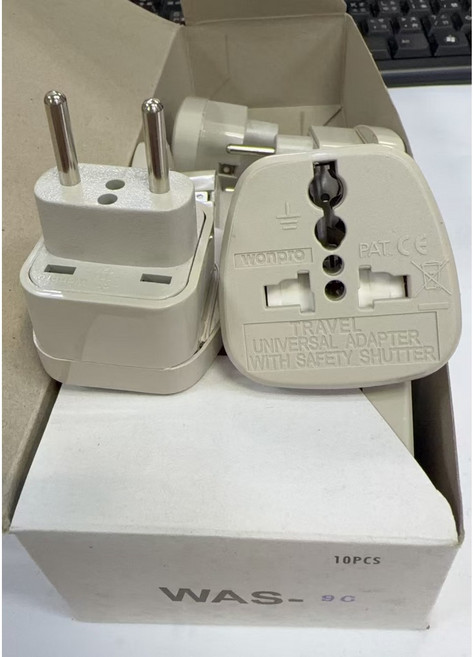 Wonpro 萬用電源轉接器 WAS-9C 10-16A 250V, 1個