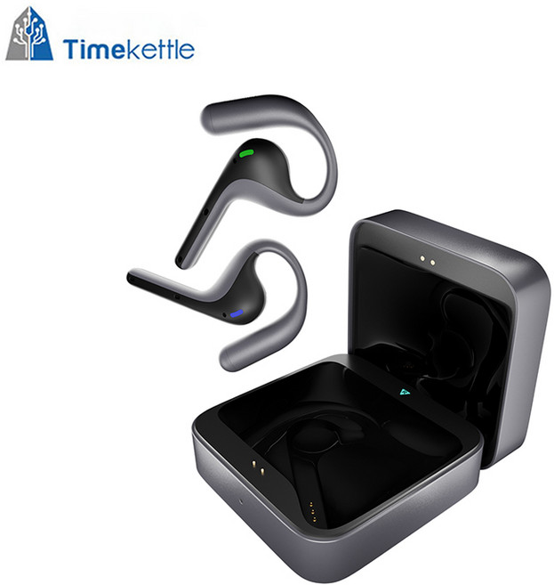 골전도보청기 노인보청기 소리증폭기 Timekettle W4 Pro AI 통역사 이어버드 양방향 동시 번역 여행 회의용 40개 언어 번역기 헤드셋, [01] Silver Gray, 1개