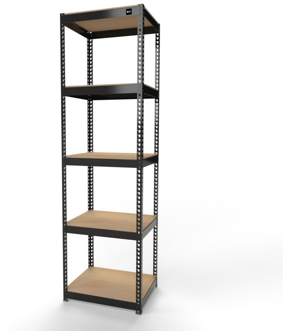 울트라랙 5단 모음 무볼트앵글 조립식앵글 선반 베란다선반 철제선반, 블랙