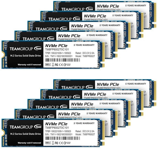 TEAMGROUP MP33 512GB SLC 캐시 3DNAND TLC NVMe PCIe Gen3x4 M.2