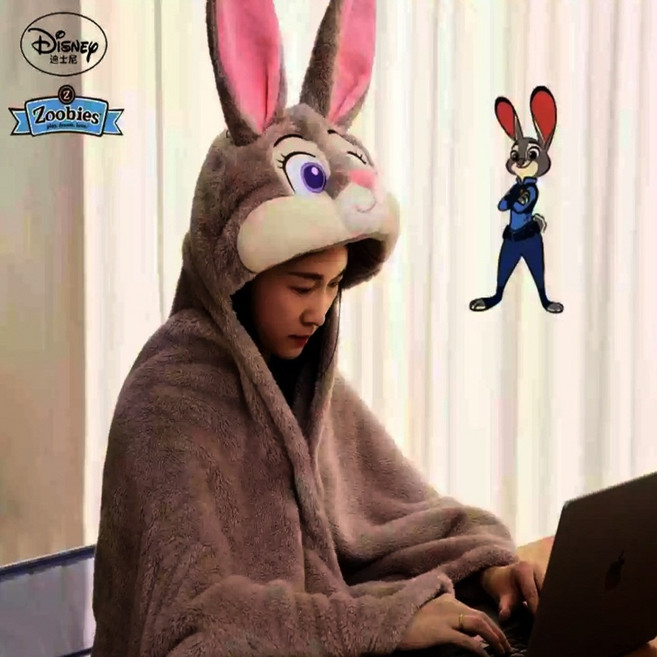 주토피아 2 굿즈 주디 닉 망토 담요(독서실 꿀잠)