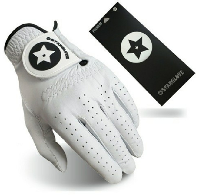 스타글러브 플러스 올양피 골프장갑, 블랙로고