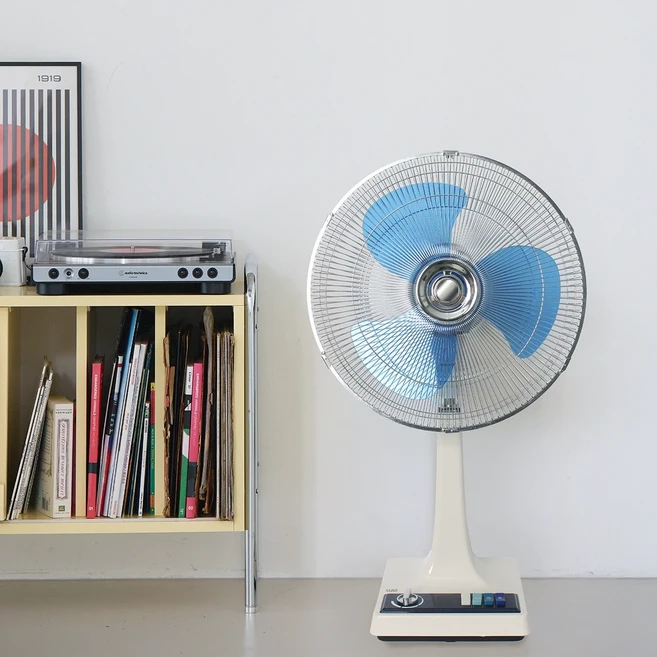 르젠 레트로 BLDC 리모컨 선풍기 빈티지 감성스타일, LZLF-2525