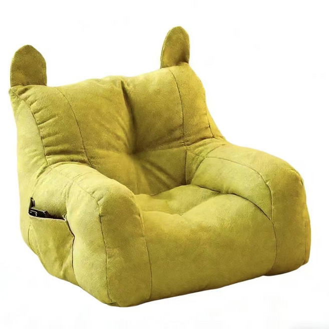 寶寶懶人沙發 0甲醛新款網紅沙發 寶寶兒童沙發 嬰兒家用小沙發 可愛ins風拍照小沙發, 丨棉麻丨淺綠色丨飽滿舒適