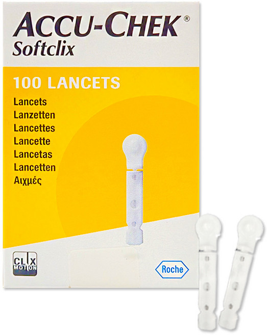 아큐첵 로슈 정품 소프트클릭 채혈침 200개입, 100개입, 1개