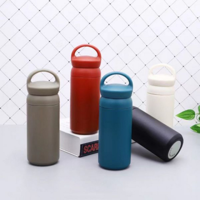 대형 1리터 물병 스텐 스포츠용 텀블러 미니 차량용 112699, 02D텀블러350아이보리, 1개