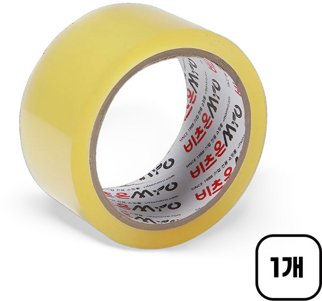 국산OPP박스테이프(투명 48mm x길이40M), 1개