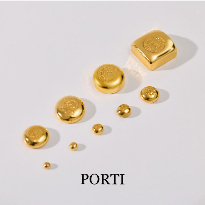 [뽀르띠] 순금 24K 주물금 골드바 0.5g