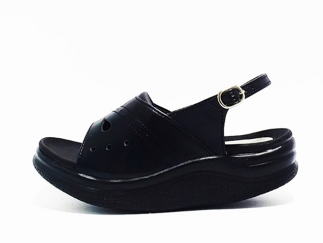 당일제작 아모로렌 무중력 마사이 간호화 02 기능성 아치 쿠션 간호사 검정 샌들 슬리퍼 무소음 신발 220 가능