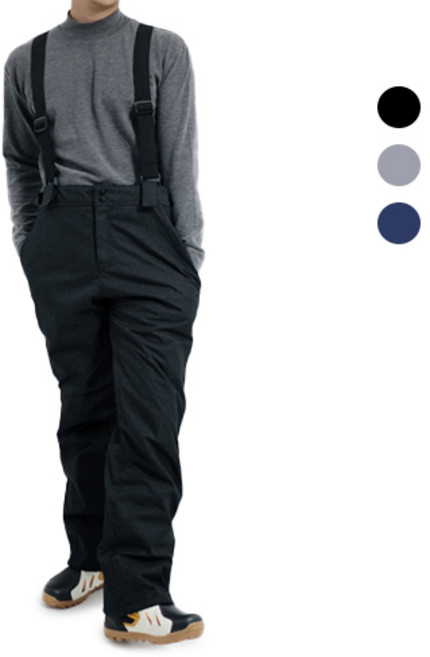 SUB22 남성 방한 스키복 슬림핏 보드 스키바지