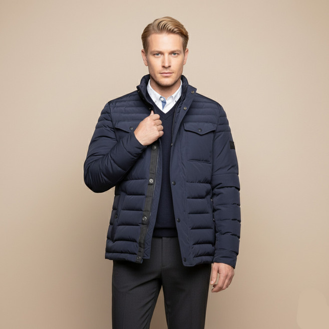 보스케 남성 겨울 골프 구스다운 캐주얼 점퍼 자켓 LB25100222