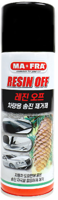 마프라 송진제거제 레진오프 100g 자동차 송진 나무수액 제거 스프레이, 1개