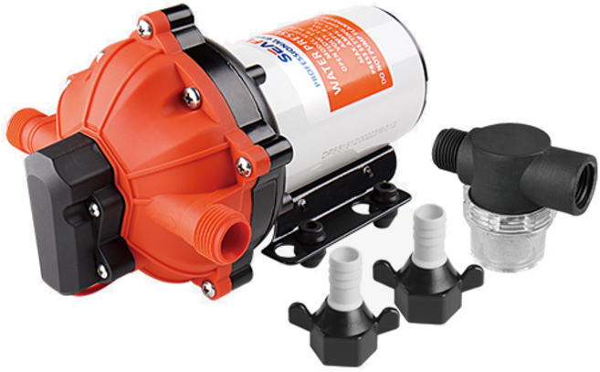 수압유지 가압 펌프 다이아프램 모터 워터 농약 분무기 캠핑카 보트 60psi, 12V(SFDP1-050-060-55)
