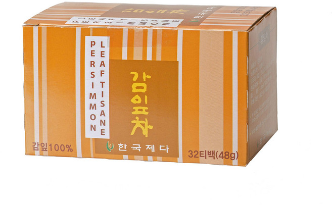 한국 티 차 감잎 32개입 (SYNCHKG017535) Hankook Tea Tisane Persimmon Leaf Unflavored 32 Count, 1개, 27.22g