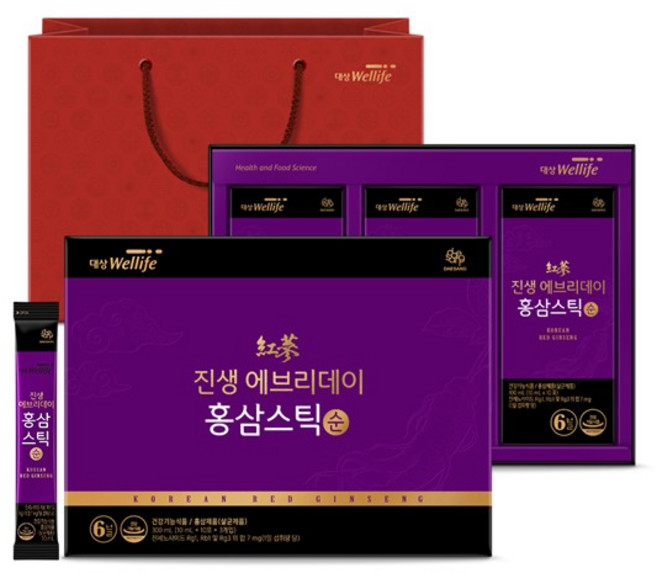 진생에브리데이 홍삼스틱 순 10mlx30포 2박스, 300ml