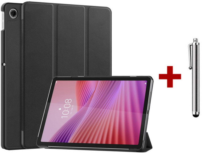 레노버탭 10.1 2025 호환 케이스 북커버 TB-311FU 311XU 케이스나라, 검정, 1개