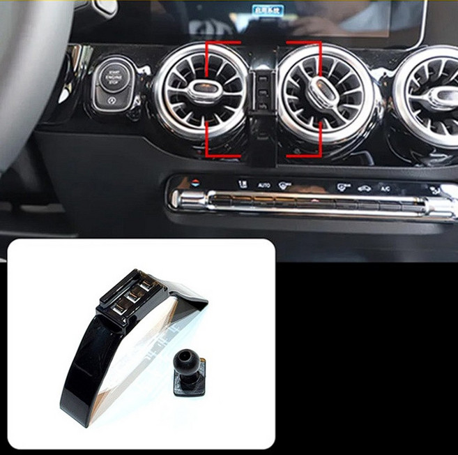 지파츠 벤츠 EQA 클래스 H243 21년 이후 대시보드 차량용 핸드폰 송풍구 거치대 마운트, EQA H243 (21년이후), 1개