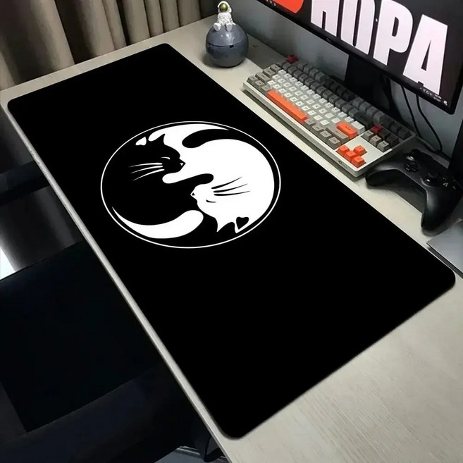 게이밍 장패드 고양이 캐릭터 마우스패드 300X600X2MM, 1개, 그림 12