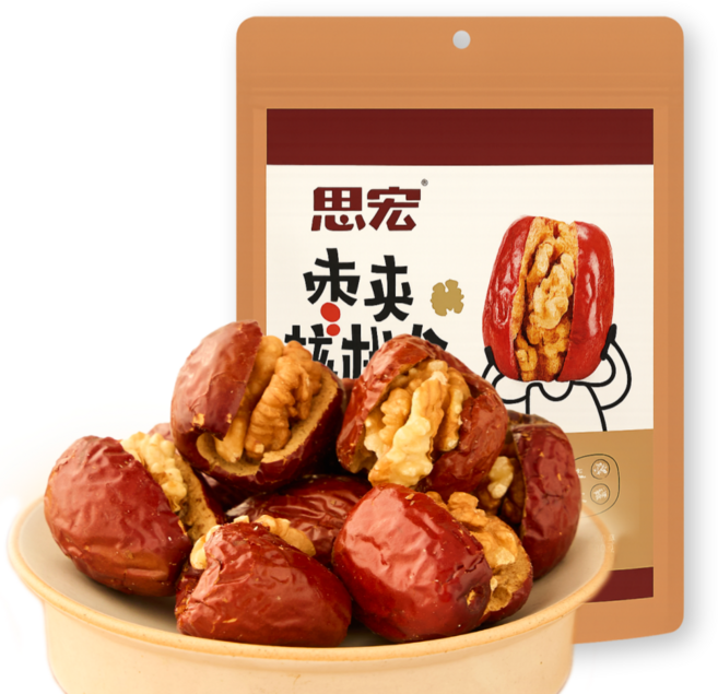 대추호두말이 중국 간식 왕대추, 500g, 1개