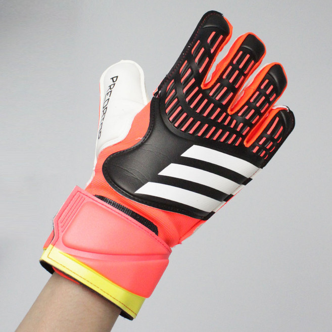 아디다스 골키퍼 장갑 공용 키퍼 장갑 GK 글러브 손목 사이즈 조절 장갑 축구 글러브 장갑, 1개