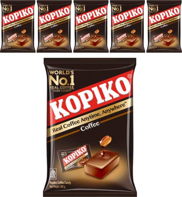 코피코 커피맛 캔디, 800g, 6개