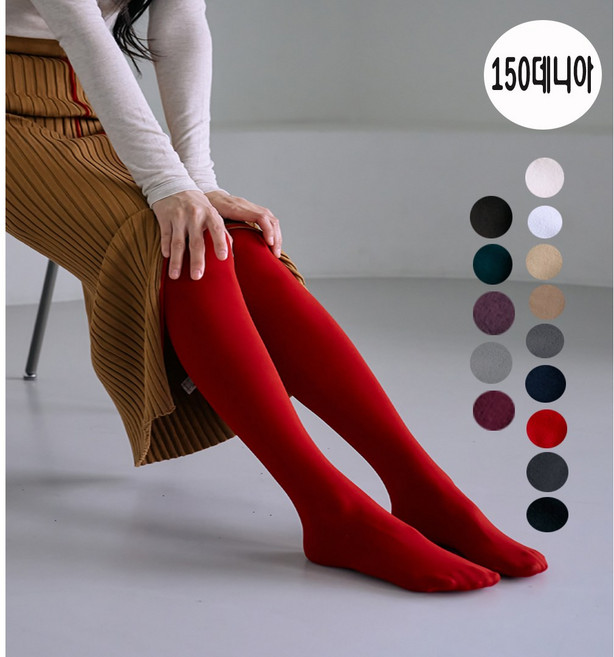 감성텍스 150데니아 유발스타킹 고탄력 신축성탁월 여성 겨울스타킹 칼라스타킹 여성타이즈