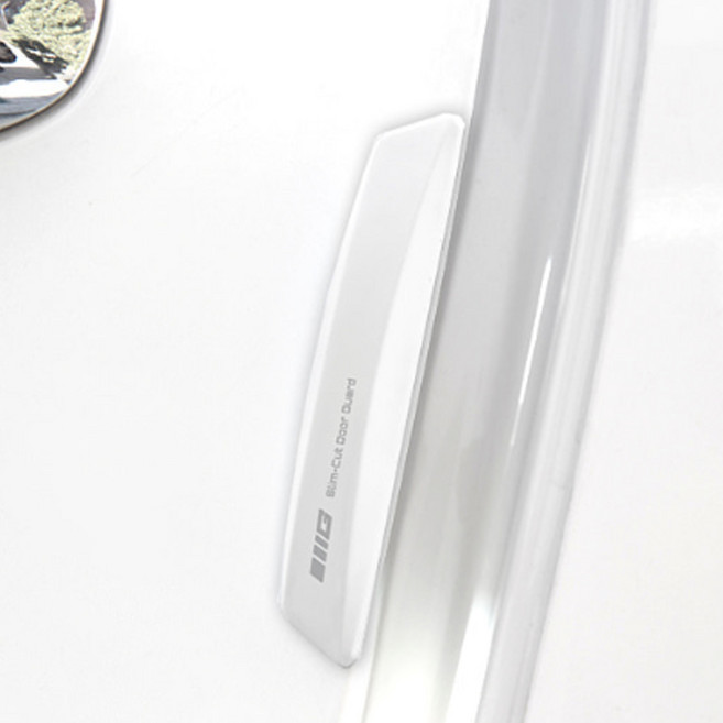 제노바 슬림컷 자동차 문콕 방지 도어가드, 화이트, 1세트