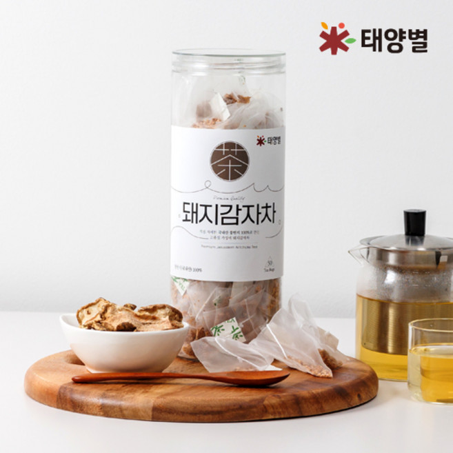 태양별 돼지감자차 50티백 2통 (100티백) 직접재배 돼지감자, 50개