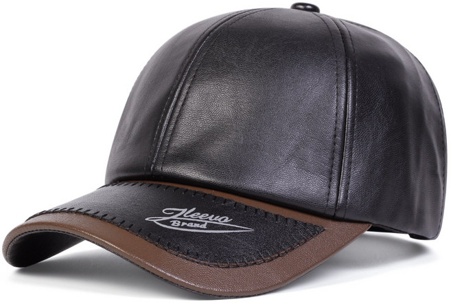 남녀공용 챙 가죽 패치 볼캡