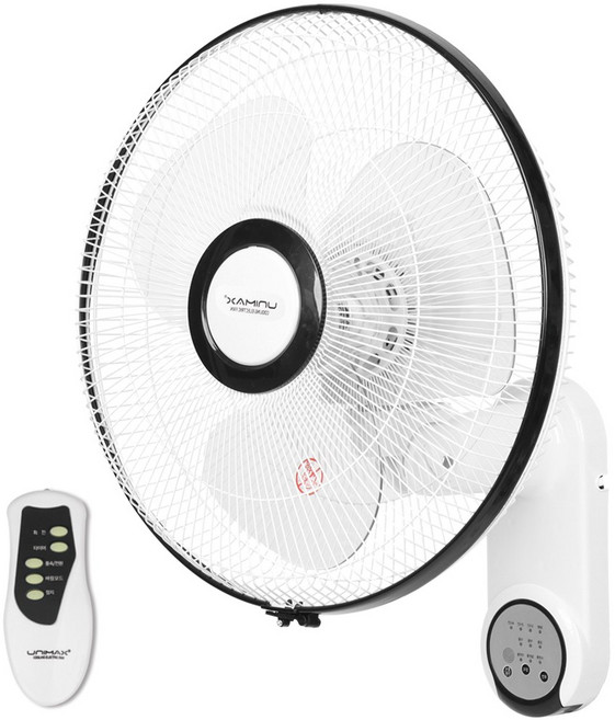 유니맥스 리모컨 업소용 사무실 벽걸이형 선풍기 UMF-R603W