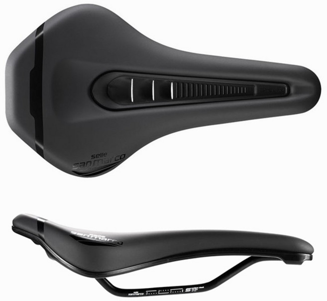 산마르코 GROUND 실드 스포츠 (네로우) 자전거안장, 1개, 블랙