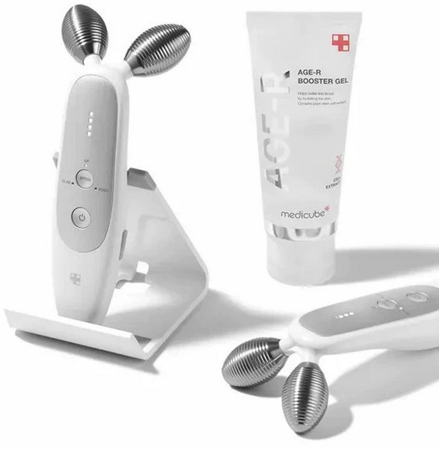 GJmall 에이지알 부스터 프로 EMS 더마 고주파 탄력 케어 디바이스, A. 메디큐브 뷰티기기 V페이스 리프팅 및 퍼