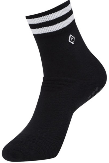 레노마골프(NC유성점) 남성용 헥사곤 기능성 이중논슬립 단목 양말 RMASN9841A, BLACK, 1개