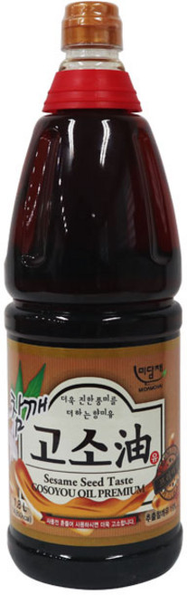 미담채 참깨 고소유 프리미엄1.8L 8개 1박스, 1.8L