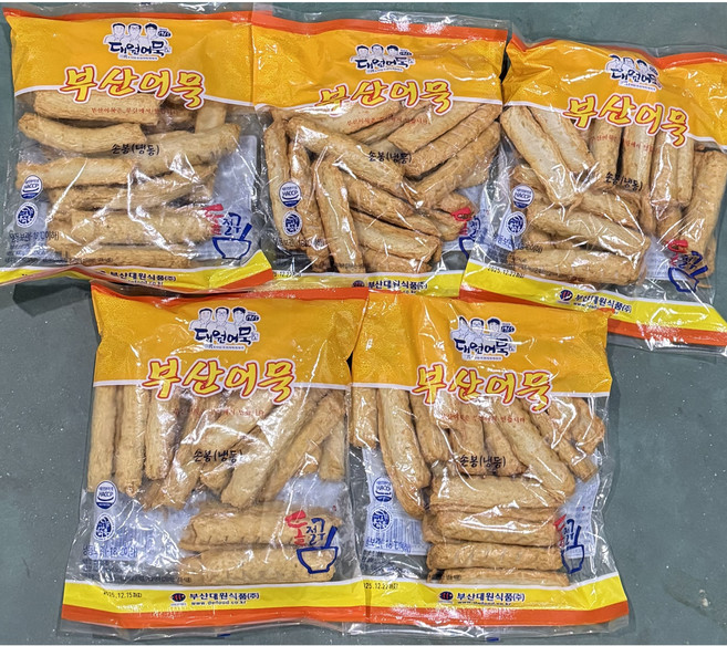 대원어묵/부산오뎅/손봉오뎅/죽봉A/손가락어묵 800g, 5개