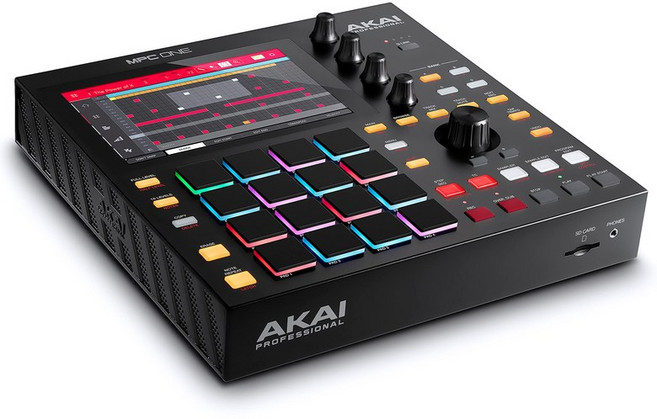 Akai Professional 비트 패드 신디 엔진 터치 디스플레이 탑재 독립형 드럼 머신 샘플러 MIDI 컨트롤러 MPC One, 상세페이지 참조