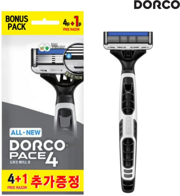 도루코 PACE 4 휴대용 면도기, 5개입, 5개