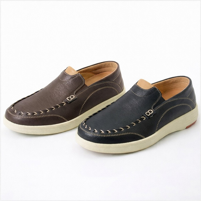 [모피어스]소가죽 스티치 밴딩 케주얼 남성 구두 로퍼 BKHB8020