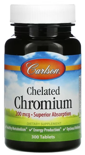 칼슨 킬레이트 크로뮴 200mcg 300정 크롬, 2개 - 쿠팡