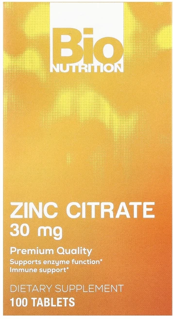 단백질 비타민 철분 마그내슘 칼슘 Bio Nutrition 징크시트레이트 30mg 100정 고루고루섭취해주세요, BioNutrition징크시트레이트30mg100정 - 쿠팡