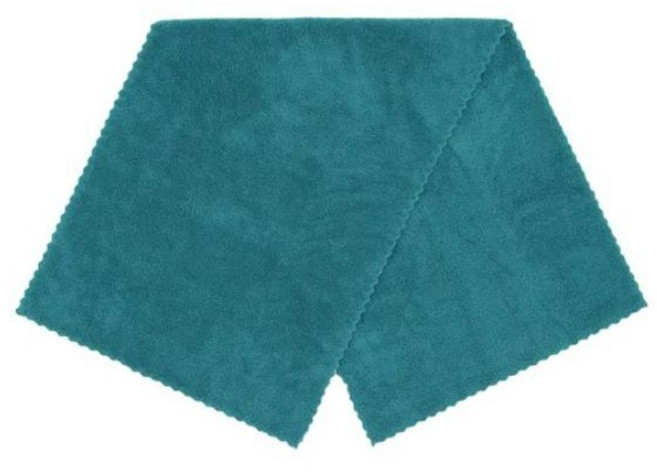 速乾吸水毛巾 40x100cm 超細纖維 乾髮巾, 1個, 藍綠色65(x), 藍綠色