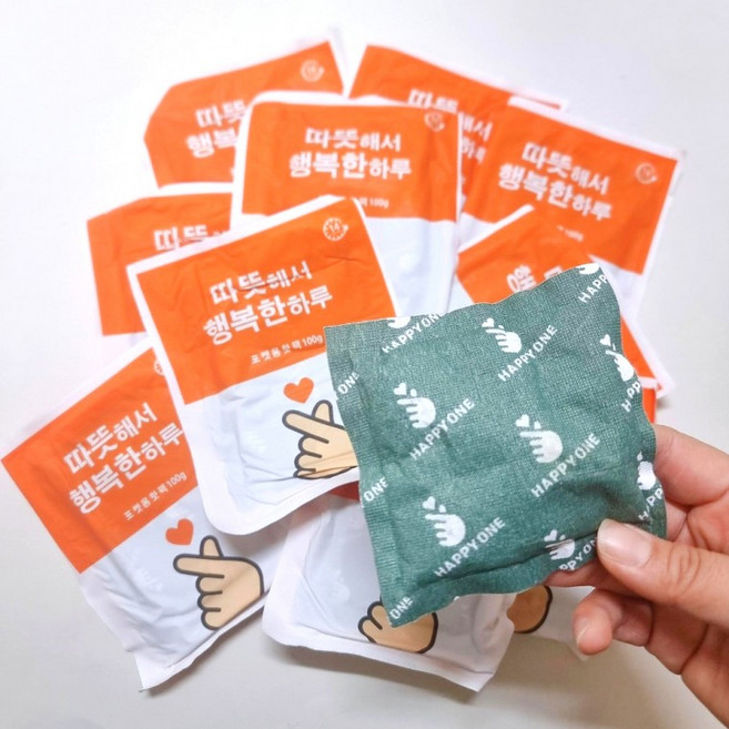 해피데이 행복한 핫팩 포켓형 100g, 상세페이지 참조