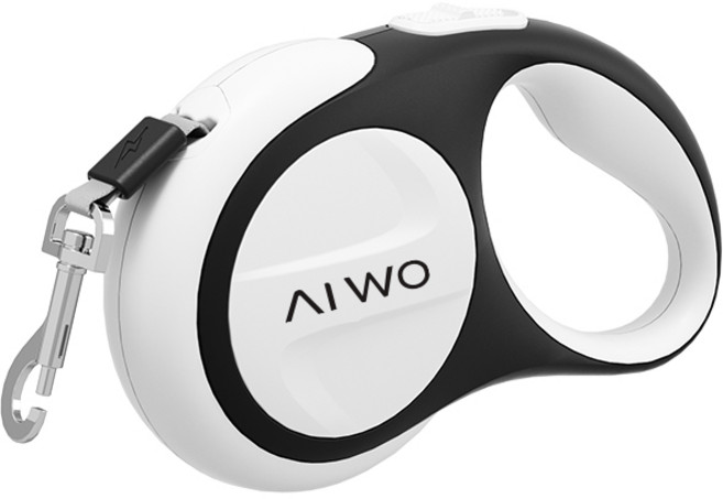 아미토 고급형 자동 리드 꼬임방지 강아지 리드줄, 1개, 화이트