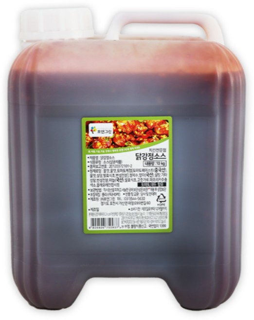 (통)포앤그린 닭강정 소스 10kg, 1개