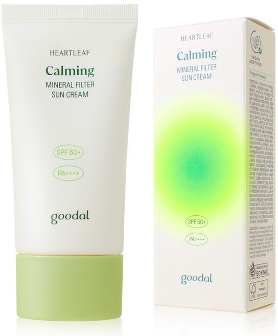 맑은 어성초 진정 무기자차 선크림 + 머리끈, 50ml, 1개