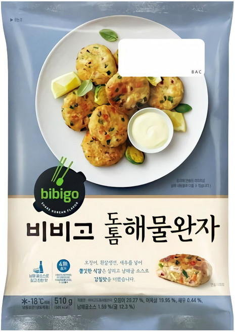 비비고 도톰 해물완자, 1개, 510g
