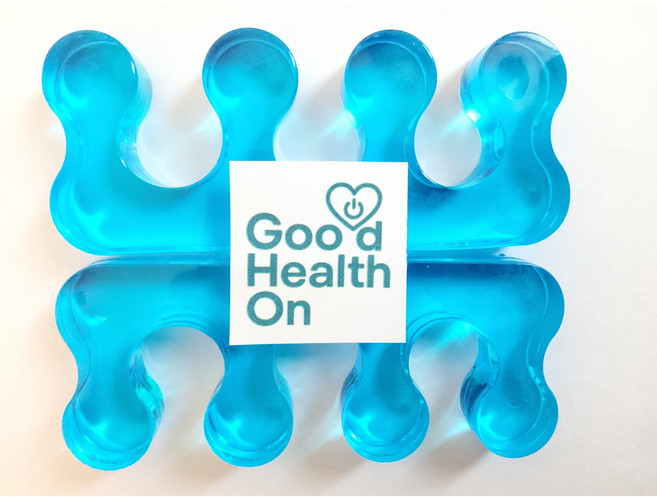 가나안 인체공학 실리콘 발가락벌리개 분리기 보호대 발가락링, 1개