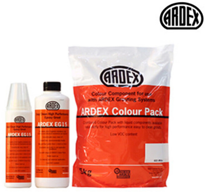 ARDEX 아덱스 EG15 수용성 에폭시 줄눈 고성능 욕실 수영장 줄눈시공 6.5kg, 옐로우(Yellow)