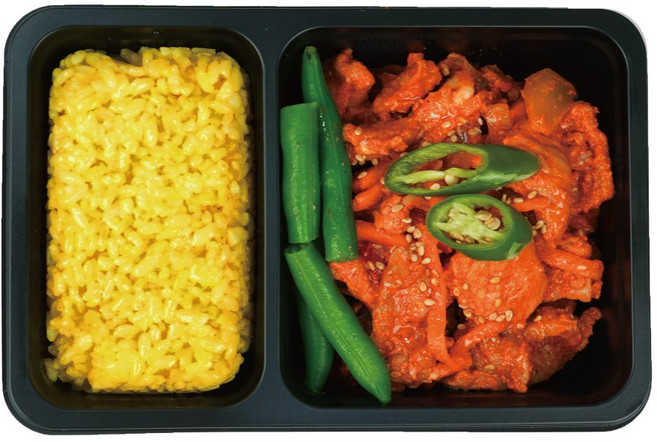 [샐러드보울] 넉넉소반 체육관 도시락 16종 골라담기 10. 매콤한 제육볶음, 357g, 20개