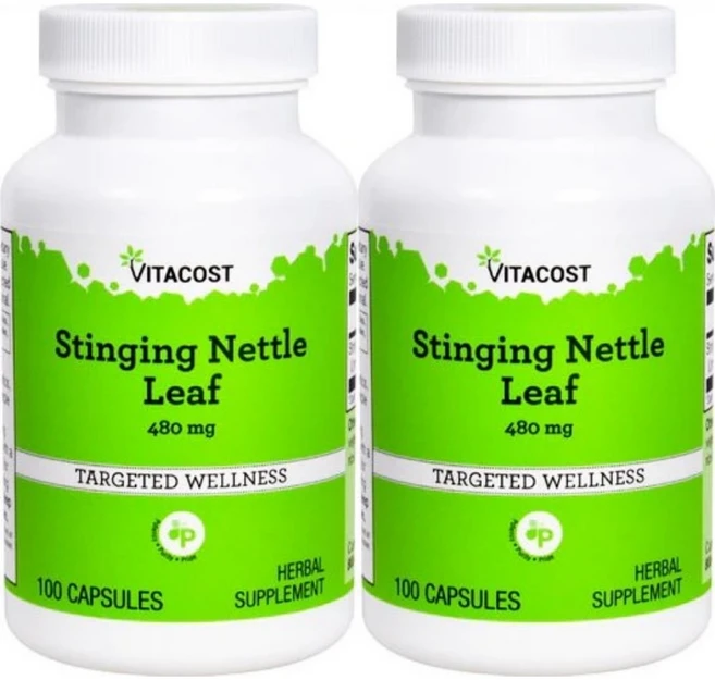 비타코스트 쏘는 쐐기풀 잎 480mg, 100정, 2개 - 쿠팡